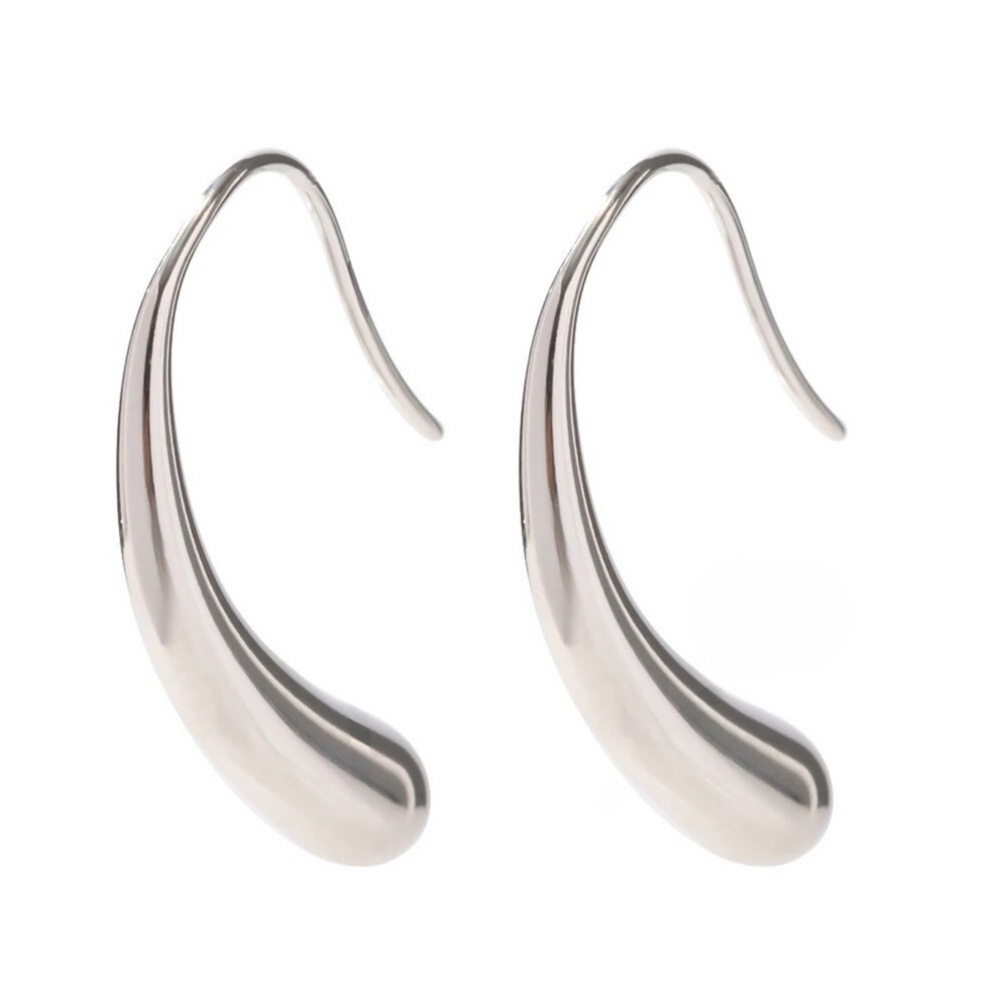 Silver Threader Drop Earrings